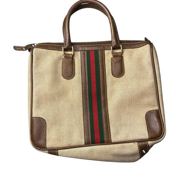 Vintage Handbags - Vintage Tote Bag Gucci esch large  handbag
